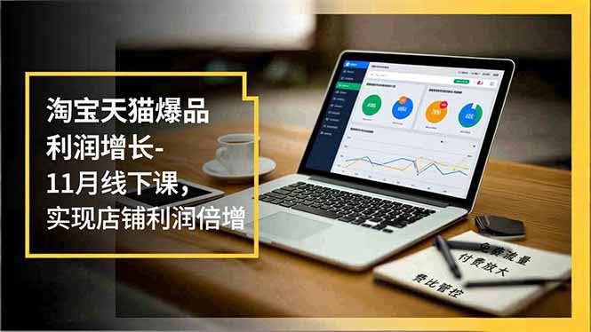 淘宝天猫爆品利润增长-11月线下课，免费流量、付费放大、费比管控，实现店铺利润倍增-heixxmi