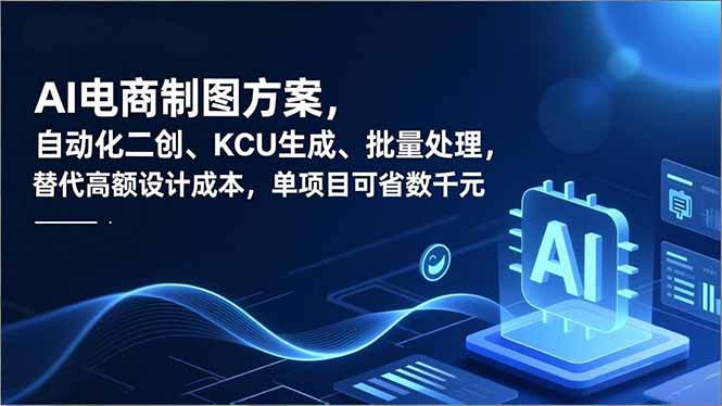 AI电商制图方案，自动化二创、SKU生成、批量处理，替代高额设计成本，单项目可省数千元-heixxmi