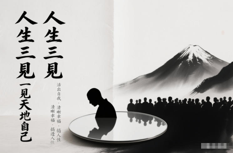 人生三见一见天地见众生见自己，活出自我拥有清晰幸福人生，搞透人性-heixxmi