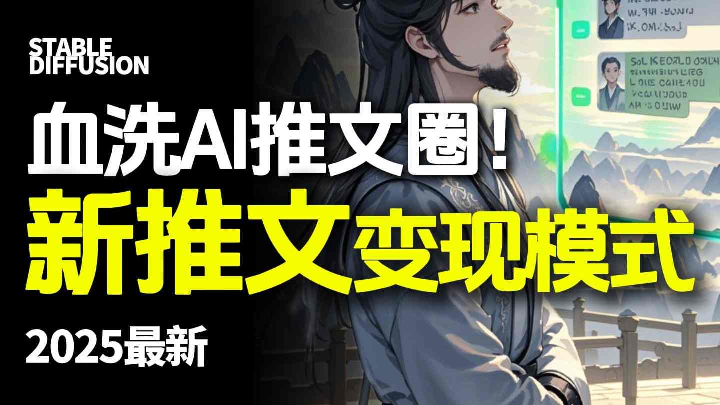 最新AI动态电影漫画小说推文，全流程实操教学，小白也能月入1W+-heixxmi