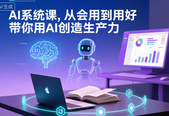 AI系统课，从会用到用好，带你用AI创造生产力-heixxmi
