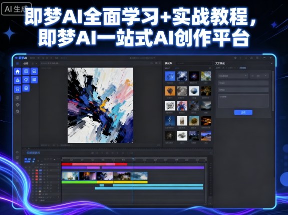 即梦AI全面学习+实战教程，即梦AI一站式AI创作平台-heixxmi