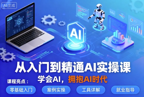从入门到精通AI实操课，学会AI，拥抱AI时代-heixxmi