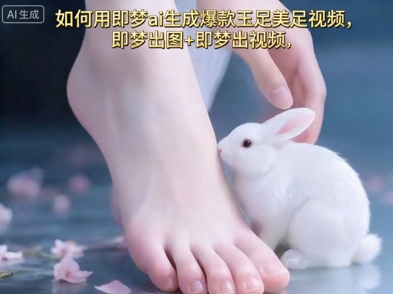 如何用即梦ai生成爆款玉足美足视频，即梦出图+即梦出视频，快速涨粉-heixxmi