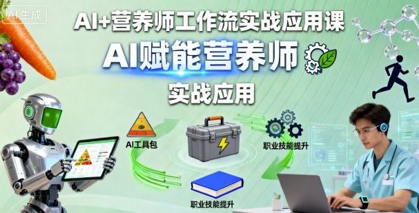 AI+营养师工作流实战应用课，AI赋能营养师-heixxmi