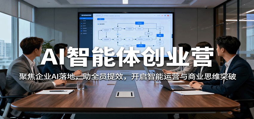 AI智能体创业营：聚焦企业AI落地，助全员提效，开启智能运营与商业思维突破-heixxmi