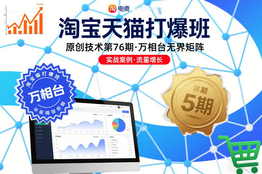 淘宝天猫打爆班原创技术第76期，万相台无界矩阵-heixxmi