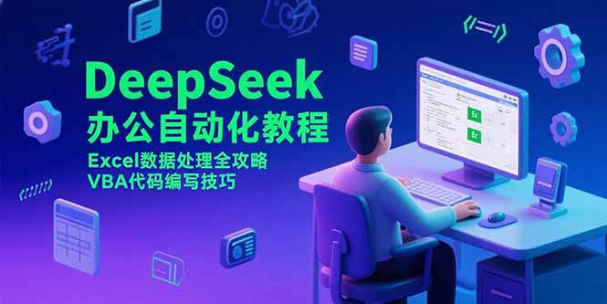 DeepSeek办公自动化教程，Excel数据处理全攻略，VBA代码编写技巧-heixxmi