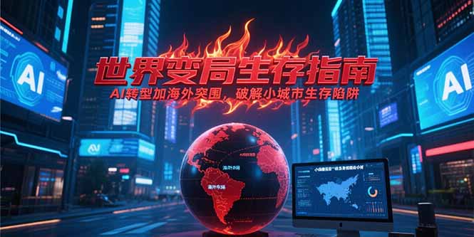 付费文章《世界变局生存指南，AI转型加海外突围，破解小城市生存陷阱》-heixxmi
