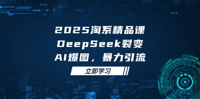 2025 淘系精品课，DeepSeek 裂变，AI 爆图，暴力引流-heixxmi