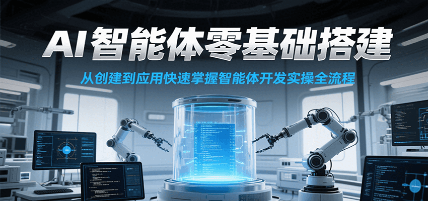 AI智能体零基础搭建实操课，从创建到应用快速掌握智能体开发全流程！-heixxmi