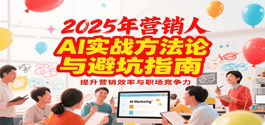 2025年营销实战方法论与避坑指南，利用AI提升营销效率与职场竞争力-heixxmi