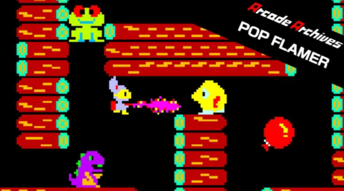 《街机：POP火焰 Arcade Archives POP FLAMER》Switch英文版NSP下载-heixxmi
