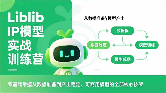 Liblib IP模型实战训练营，零基础掌握从数据准备到产出稳定、可商用模型的全部核心技能-heixxmi