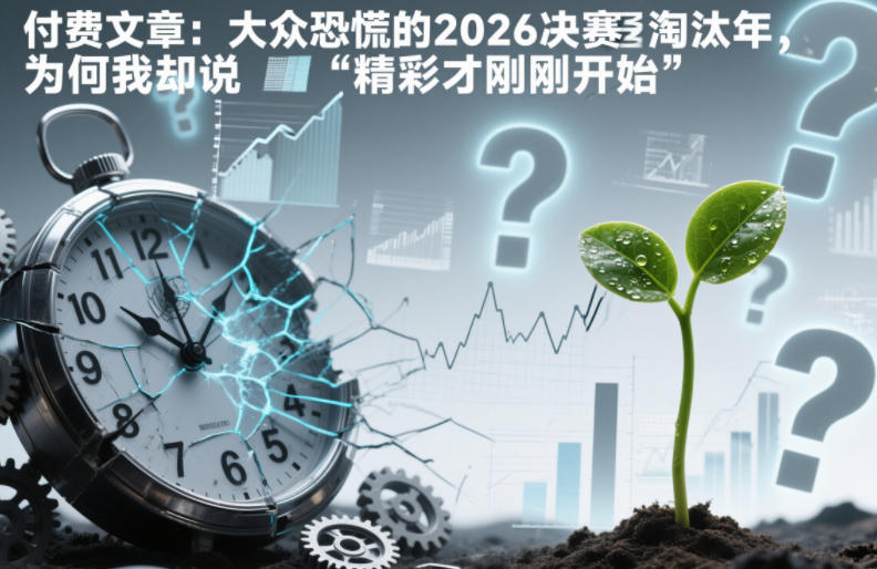 付费文章：大众恐慌的2026决赛淘汰年，为何我却说“精彩才刚刚开始”？-heixxmi