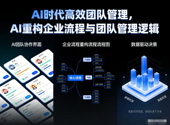 AI时代高效团队管理，AI重构企业流程与团队管理逻辑-heixxmi