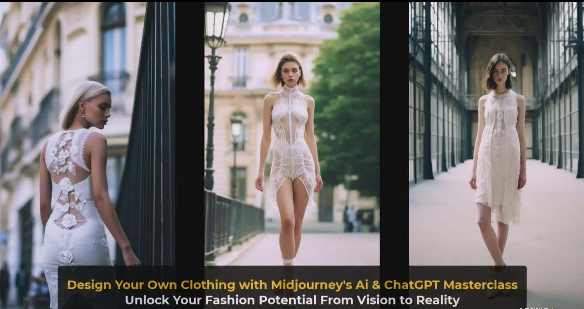 图片[4]-利用 Midjourneys Ai 人工智能设计自己的服装AI大师班-10节课-中英字幕-heixxmi