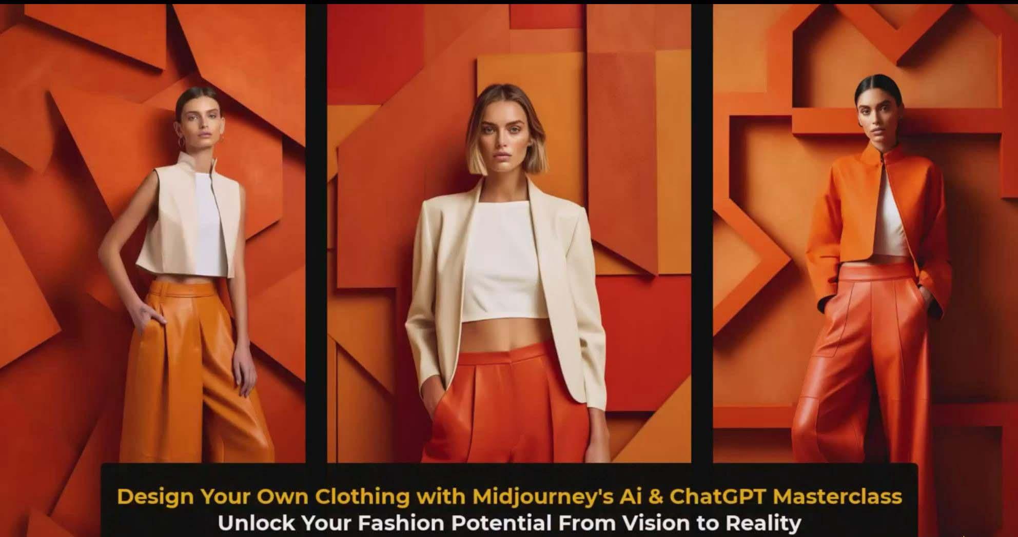 图片[3]-利用 Midjourneys Ai 人工智能设计自己的服装AI大师班-10节课-中英字幕-heixxmi