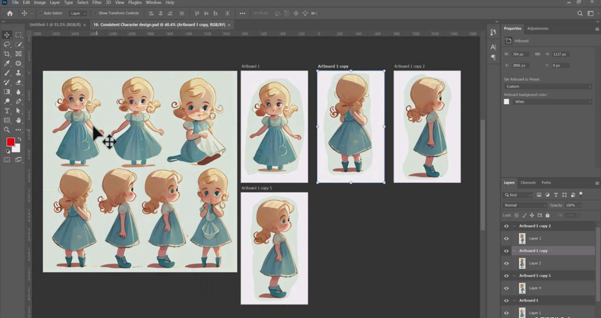 图片[7]-掌握 MidJourney V5 AI + ChatGPT创建一致的角色设计图像-22节课-中英字幕-heixxmi