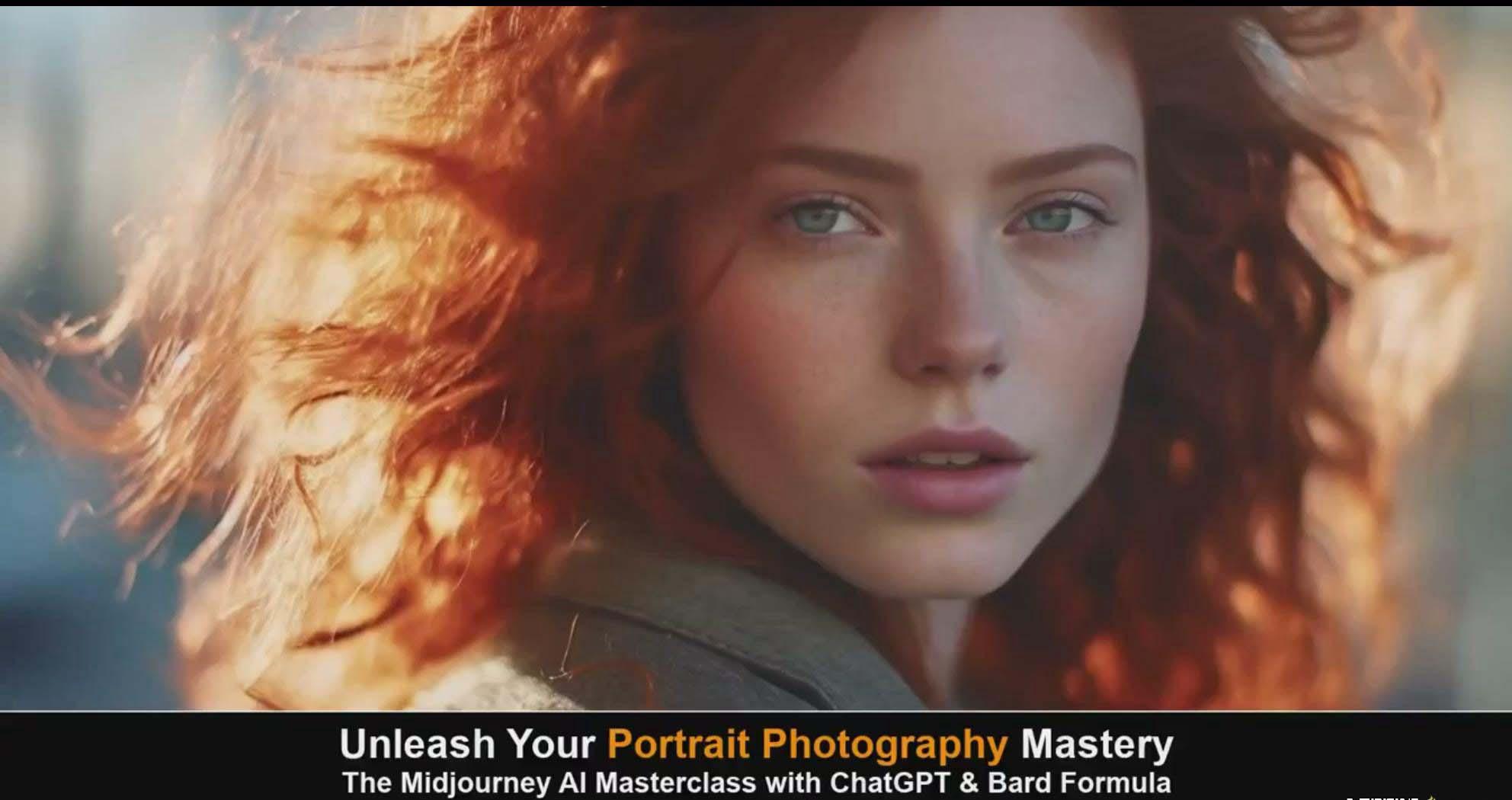 图片[2]-(9312期)Midjourney v5 ChatGPT 和 Bard AI人工智能人像摄影大师班-15节-中英字幕-heixxmi