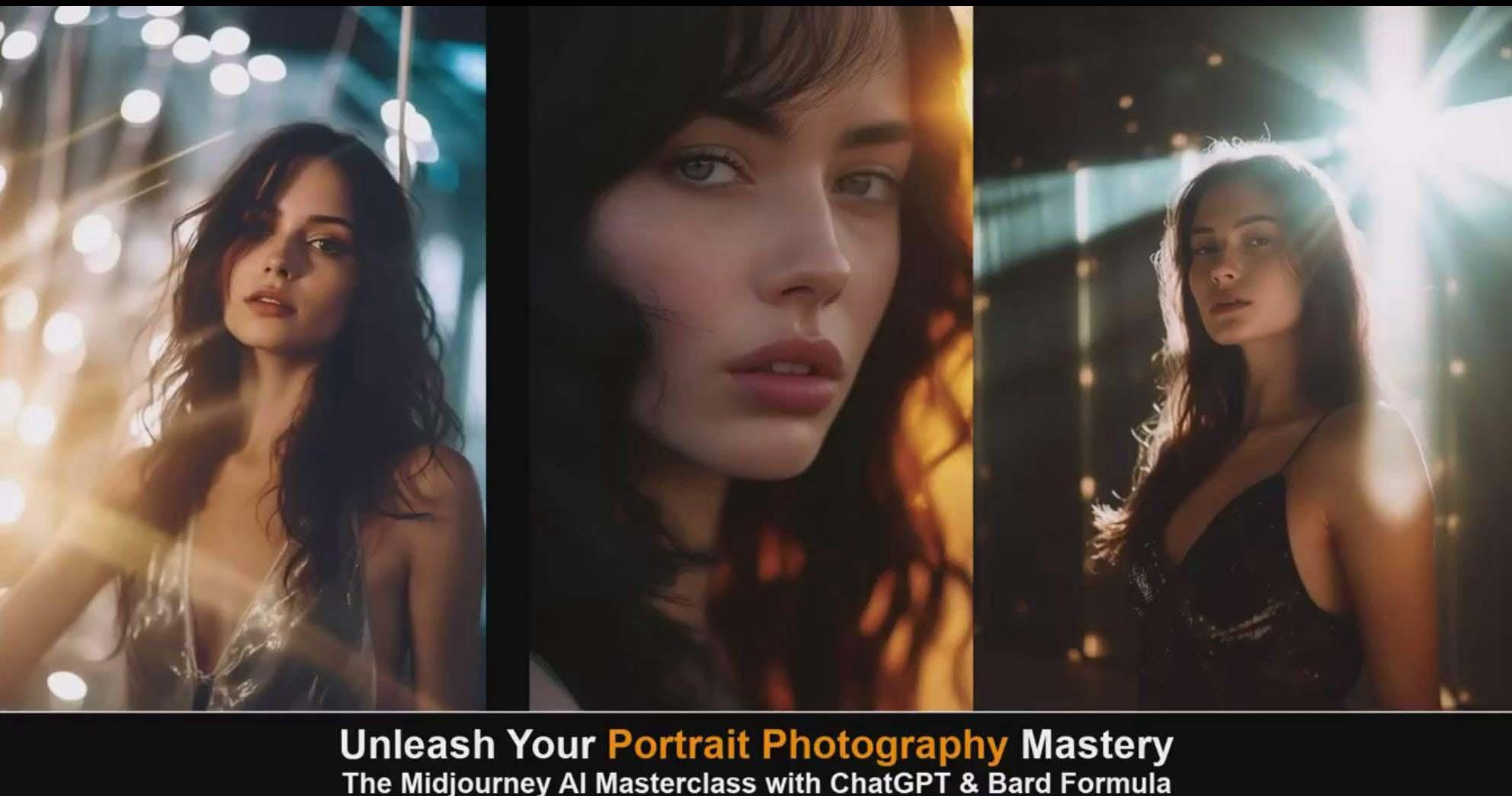 图片[6]-(9312期)Midjourney v5 ChatGPT 和 Bard AI人工智能人像摄影大师班-15节-中英字幕-heixxmi
