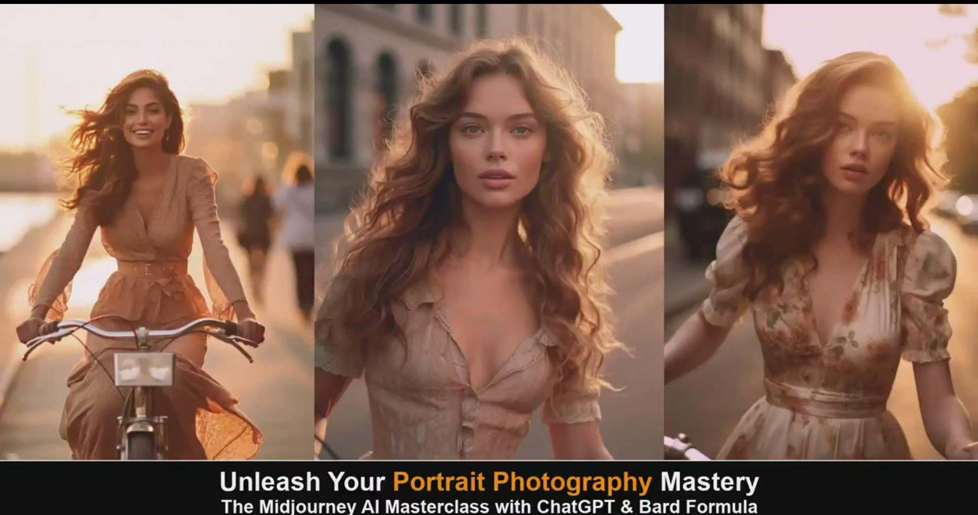 图片[4]-(9312期)Midjourney v5 ChatGPT 和 Bard AI人工智能人像摄影大师班-15节-中英字幕-heixxmi