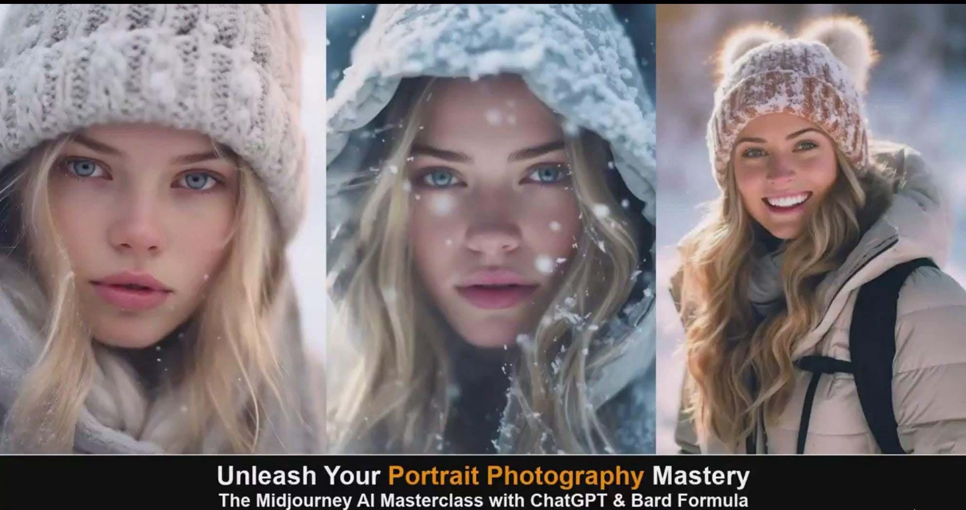 图片[5]-(9312期)Midjourney v5 ChatGPT 和 Bard AI人工智能人像摄影大师班-15节-中英字幕-heixxmi