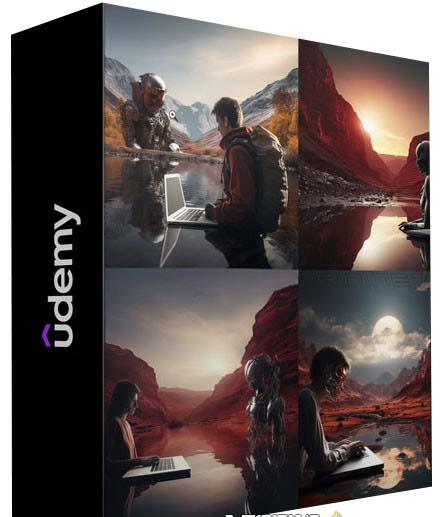 ChatGPT4 和 MidJourney AI 绘画聊天革命性指南教程-33节视频课-中英字幕-heixxmi