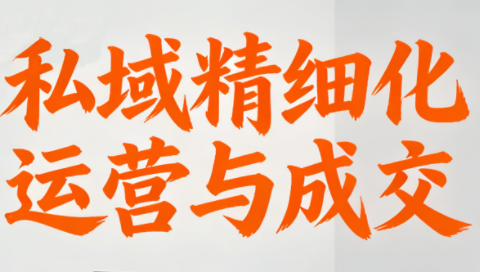 楚老师·私域精细化运营与成交-heixxmi