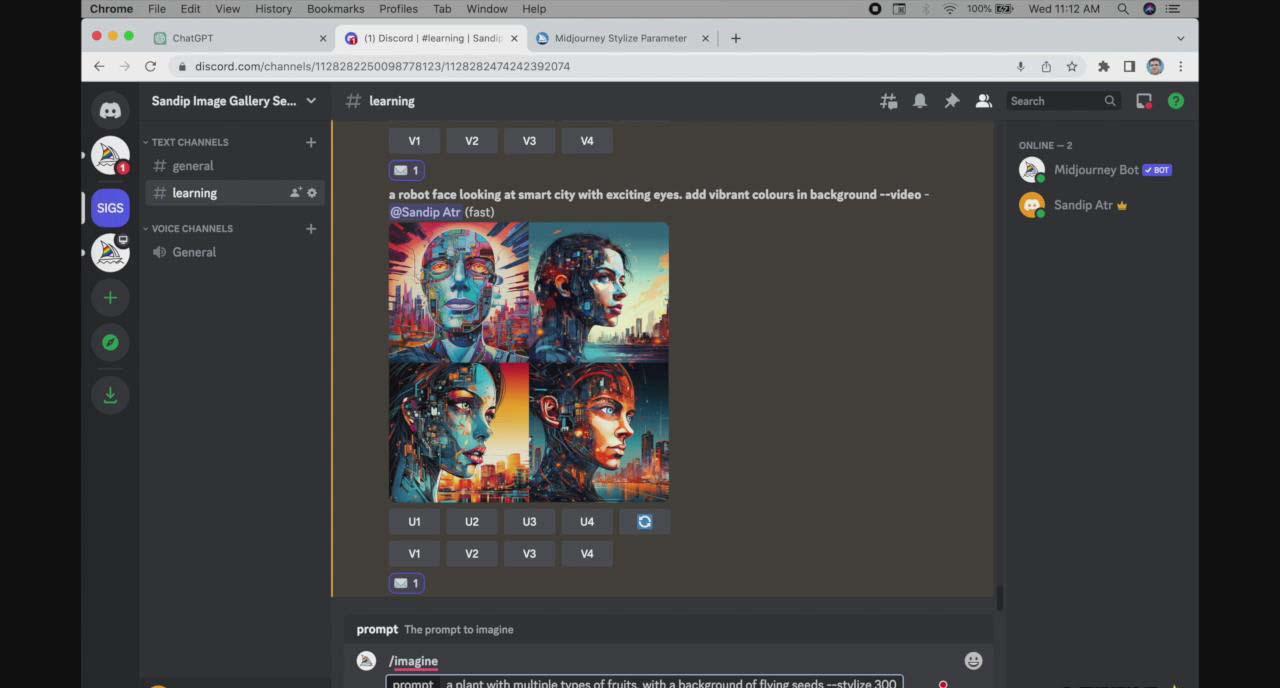 图片[2]-ChatGPT4 和 MidJourney AI 绘画聊天革命性指南教程-33节视频课-中英字幕-heixxmi