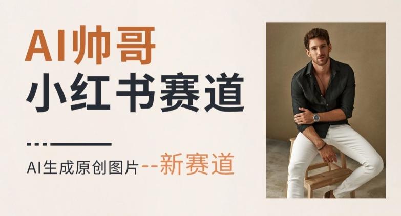 AI一键生成帅哥，新思路新赛道，涨粉迅速，轻松月入过万-heixxmi