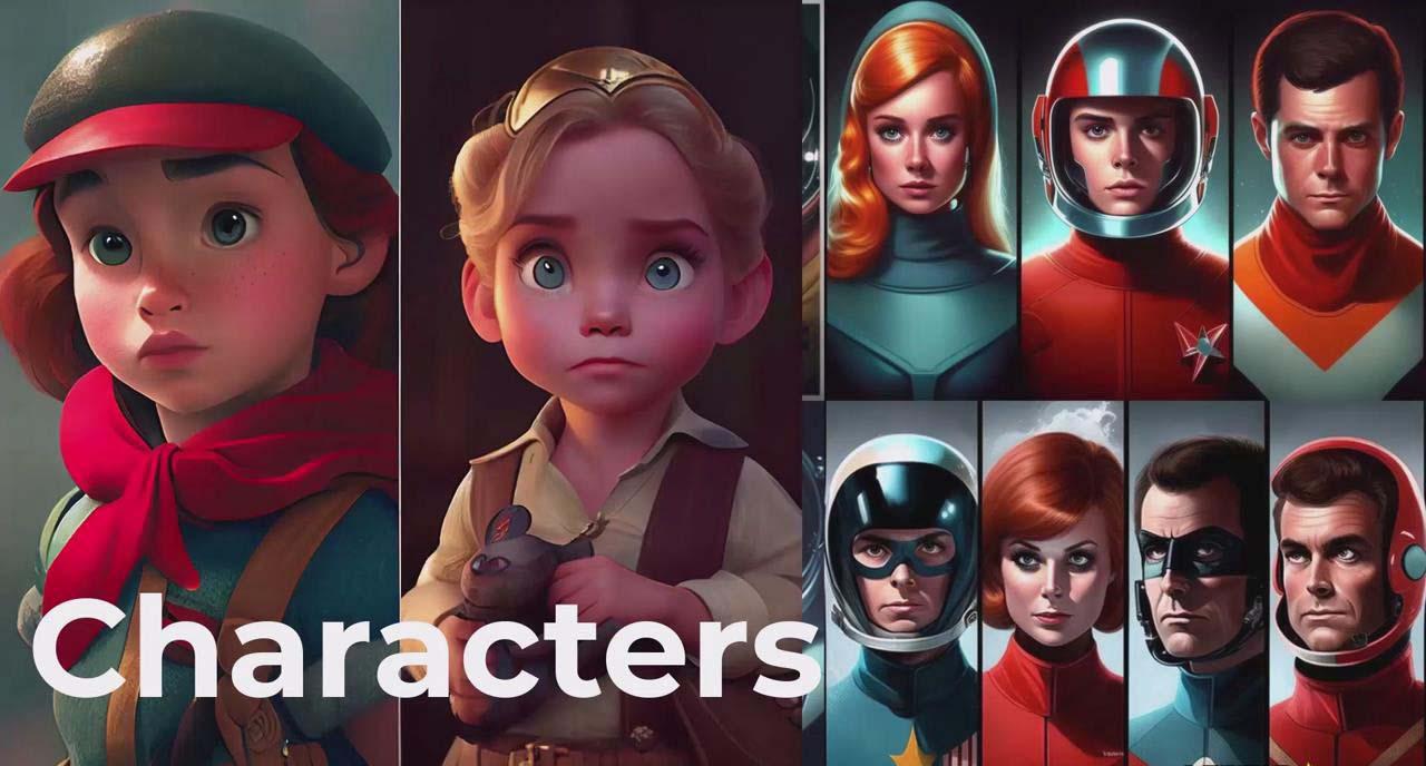 掌握 MidJourney V5 AI + ChatGPT创建一致的角色设计图像-22节课-中英字幕-heixxmi