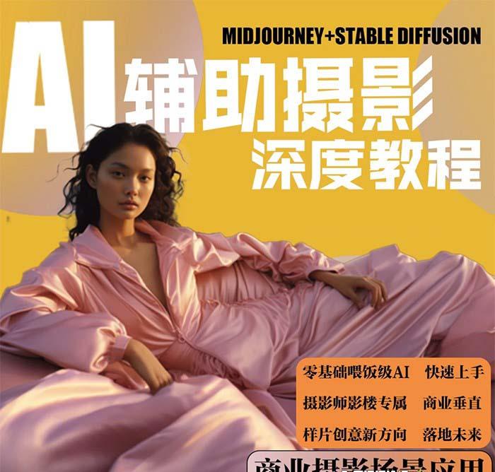 (8727期)2024年AI辅助摄影人工智能商业应用摄影课程(37节课)-heixxmi