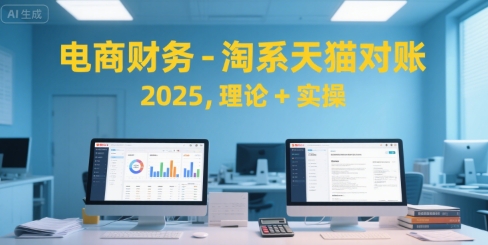 电商财务-淘系天猫对账2025，理论+实操-heixxmi