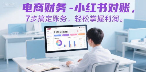 电商财务-小红书对账，7步搞定账务，轻松掌握利润-heixxmi
