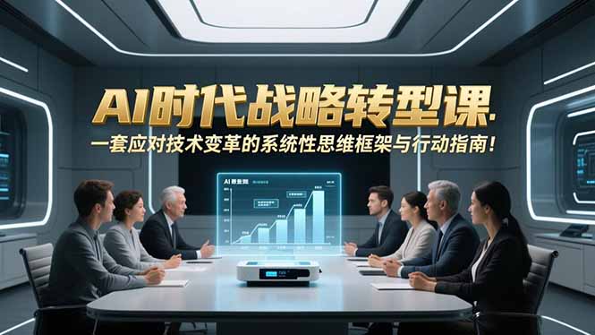 AI时代战略转型课：一套应对技术变革的系统性思维框架与行动指南！-heixxmi