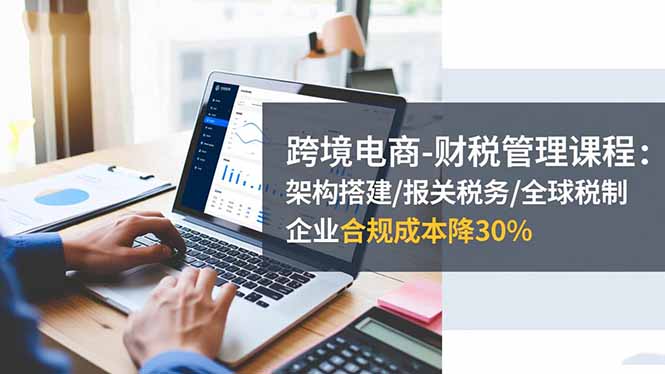 跨境电商-财税管理课程：架构搭建/报关税务/全球税制，企业合规成本降30%-heixxmi