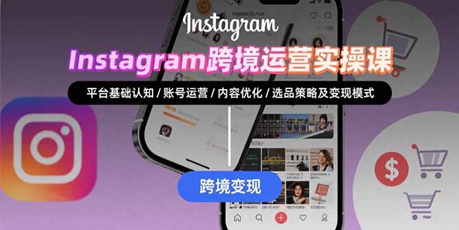 Instagram跨境运营实战：平台认知/账号运营/内容优化/选品策略及变现模式-heixxmi