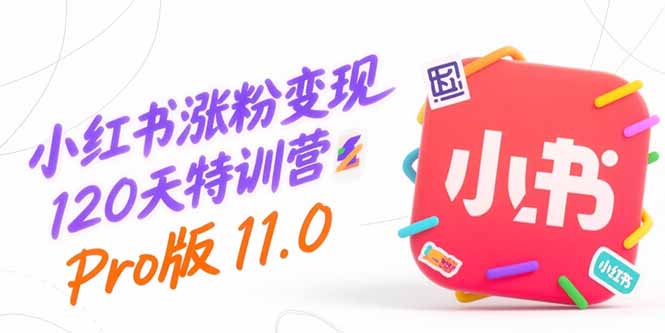 小红书涨粉变现120天特训营Pro版11.0：从0到1掌握平台运营,内容制作和变现-heixxmi