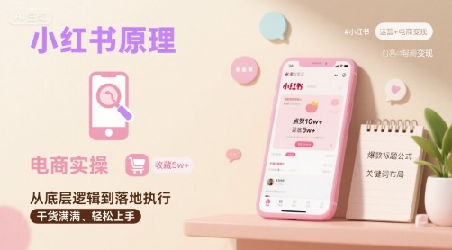 小红书原理以及详细实操流程，小红书电商教程-heixxmi