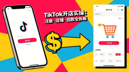 TikTok从开店到投流的进阶课，从基础实操到高阶技巧一网打尽-heixxmi