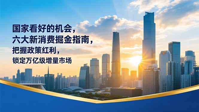 某付费文章：国家看好的机会，六大新消费掘金指南，把握政策红利，锁定万亿级增量市场-heixxmi