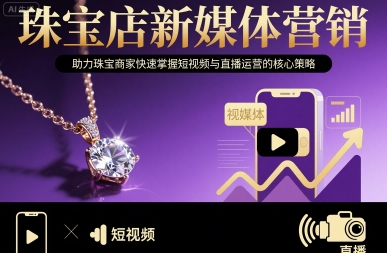 珠宝店新媒体营销，助力珠宝商家快速掌握短视频与直播运营的核心策略-heixxmi