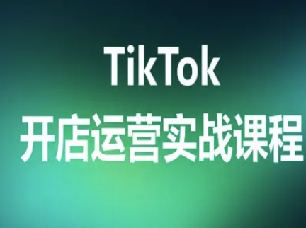 TikTok开店运营实战课程，TK跨境电商实操全流程-heixxmi