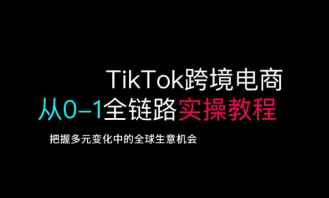 TikTok电商运营从基础到高阶全方位实操-heixxmi