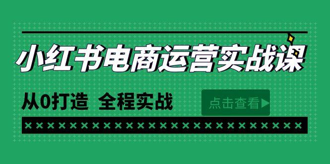 (9946期)最新小红书·电商运营实战课，从0打造  全程实战(65节视频课)-heixxmi