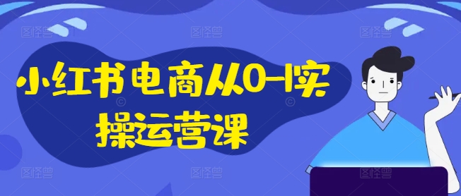 小红书电商从0-1实操运营课，小红书手机实操小红书/IP和私域课/小红书电商电脑实操板块等-heixxmi