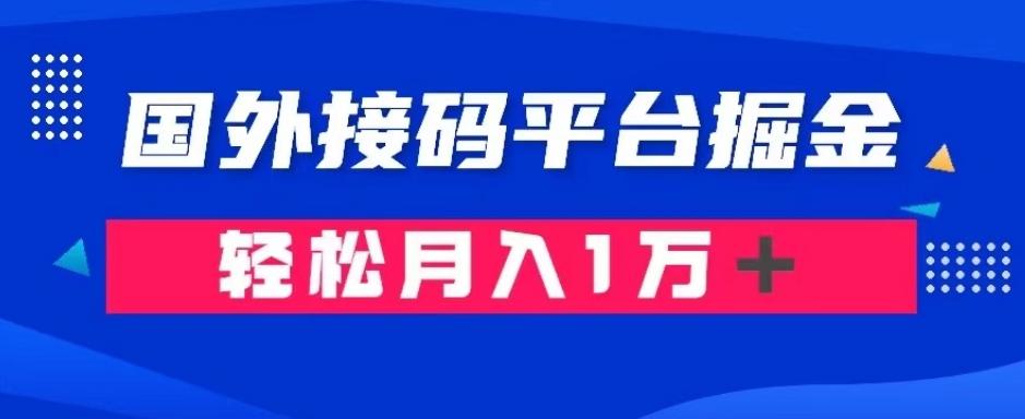 通过国外接码平台掘金：成本1.3，利润10＋，轻松月入1万＋【揭秘】-heixxmi