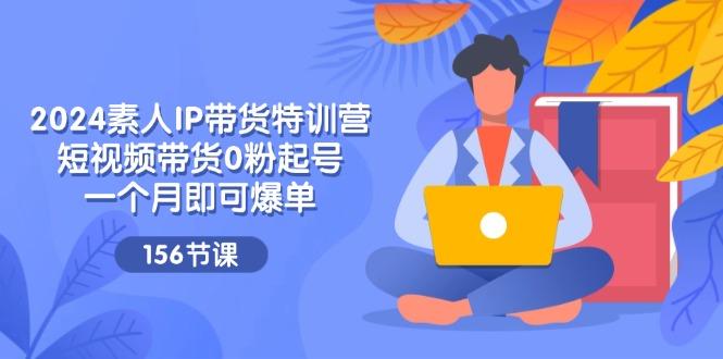 2024素人IP带货特训营，短视频带货0粉起号，一个月即可爆单(156节-heixxmi