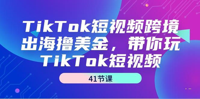 TikTok短视频跨境出海撸美金，带你玩TikTok短视频(41节课)-heixxmi